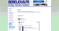 Desktop Screenshot of bebelious.fr