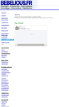 Mobile Screenshot of bebelious.fr