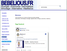 Tablet Screenshot of bebelious.fr